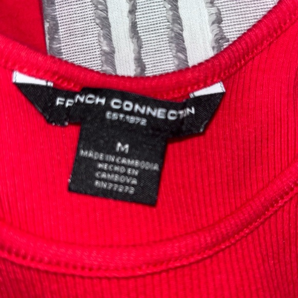 French Connection Bold Red Tank Top - Picture 6 of 6